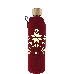 Drink it Skleněná láhev s neoprénovým obalem Norek 350ml