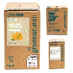 Greenatural Tekuté mýdlo na tělo a ruce máta a pomeranč BIO 5 kg