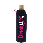 Drink it Skleněná láhev s neoprénovým obalem Neonka 350ml