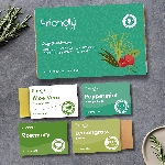 Friendly Soap přírodní mýdlo dárková sada mýdel Leafy and Herbaceous 4x 95g