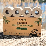 Pandoo Bambusový toaletní papír 3 vrstvý balení 8 ks