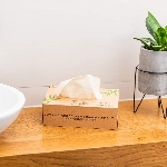 Pandoo Jednorázové bambusové kapesníky 3 vrstvé balení 100 ks