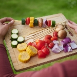 Pandoo Bambusové grilovací jehly na špíz široké 30 ks