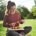 Pandoo Bambusové grilovací jehly na špíz široké 30 ks