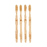 Pandoo Bambusový kartáček Medium Soft sada 4 ks