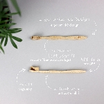 Pandoo Bambusový kartáček Medium Soft sada 4 ks