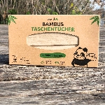 Pandoo Jednorázové bambusové kapesníky 3 vrstvé balení 100 ks