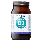 Viridian Vitamin D3 2000iu 150 kapslí