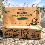 Pandoo Bambusový toaletní papír 3 vrstvý balení 8 ks