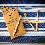 Pandoo Bambusový kartáček pro děti Medium Soft 1 ks