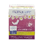 Natracare Menstruační vložky Ultra Extra Long s křidélky 8 ks