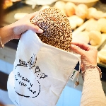 Pandoo Síťový sáček z bio bavlny na ovoce, zeleninu a chleba set 7 ks