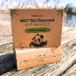 Pandoo Bambusové vatové tyčinky do uší s bio bavlnou 200 ks