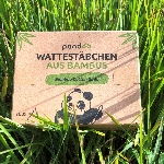 Pandoo Bambusové vatové tyčinky do uší s bio bavlnou 200 ks