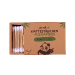 Pandoo Bambusové vatové tyčinky do uší s bio bavlnou 200 ks