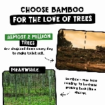 The Cheeky Panda Bambusový toaletní papír bílý 3 vrstvý balení 9 ks