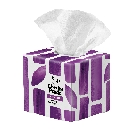 The Cheeky Panda Jednorázové bambusové kapesníky s balzámem bílé 4 vrstvé balení v boxu 48 ks