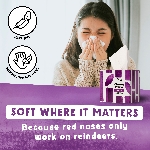 The Cheeky Panda Jednorázové bambusové kapesníky s balzámem bílé 4 vrstvé balení v boxu 48 ks