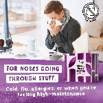 The Cheeky Panda Jednorázové bambusové kapesníky s balzámem bílé 4 vrstvé balení v boxu 48 ks