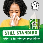 The Cheeky Panda Jednorázové bambusové kapesníky bílé 3 vrstvé balení v boxu 56 ks