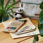 Pandoo Poznámkový blok z bambusových vláken A5 5 ks