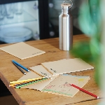 Pandoo Poznámkový blok z bambusových vláken A5 5 ks