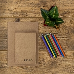 Pandoo Poznámkový blok z bambusových vláken A5 5 ks