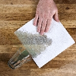 The Cheeky Panda Jednorázové bambusové kuchyňské utěrky bílé 2 vrstvé balení 2 ks