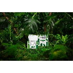 The Cheeky Panda Jednorázové bambusové koktejlové skládané ubrousky bílé 2 vrstvé balení 100 ks