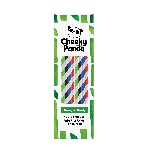 The Cheeky Panda Jednorázová bambusová brčka vícebarevná 100 ks