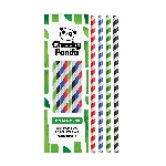 The Cheeky Panda Jednorázová bambusová brčka vícebarevná 100 ks