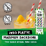 The Cheeky Panda Jednorázová bambusová brčka vícebarevná 100 ks