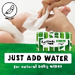 The Cheeky Panda Jednorázové bambusové multifunkční suché ubrousky balení 100 ks