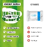 The Cheeky Panda Jednorázové bambusové multifunkční suché ubrousky balení 100 ks