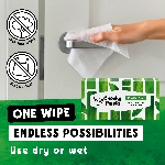 The Cheeky Panda Jednorázové bambusové multifunkční suché ubrousky balení 100 ks