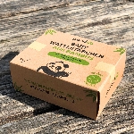 Pandoo Bambusové dětské vatové tyčinky do uší s bio bavlnou 55 ks