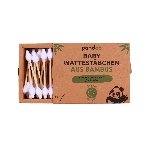 Pandoo Bambusové dětské vatové tyčinky do uší s bio bavlnou 55 ks