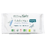 Eco by Naty Vlhčené ubrousky bez vůně splachovatelné 56 ks