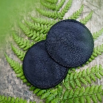 Pandoo Pratelné odličovací tamponky z bio bavlny 10ks černé