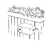 Ptačí budka 17 pro rorýsy