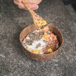 Pandoo Kokosová miska a lžíce set 2ks