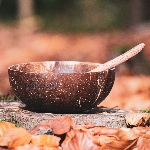 Pandoo Kokosová miska a lžíce set 2ks