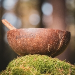 Pandoo Kokosová miska a lžíce set 2ks