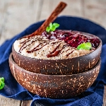 Pandoo Kokosová miska a lžíce set 2ks