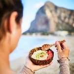 Pandoo Kokosová miska a lžíce set 2ks