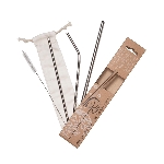 Tierra Verde Sada nerezových brček 3 typy s kartáčkem