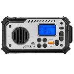 POWERplus Bison Solární rádio DAB, FM s dynamem, powerbankou a světlem