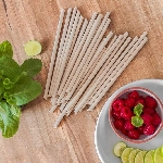 Pandoo Jednorázové bambusové brčko 200 ks