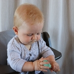 Pandoo Dětské bambusové lžičky s měkkou silikonovou hlavičkou 5 ks