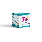 FLO Ultra tenké menstruační vložky z bio bambusu s křidélky 14 ks nočních